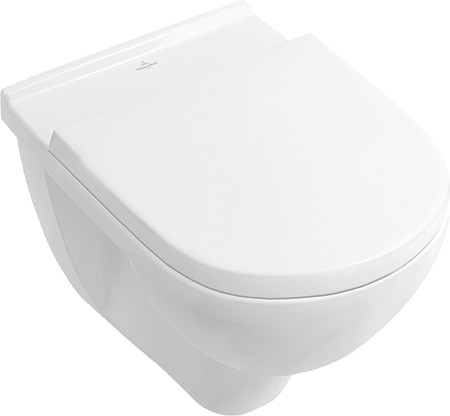 Унитаз подвесной Villeroy & Boch O.Novo 5660HR01 безободковый, микролифт, альпийский белый