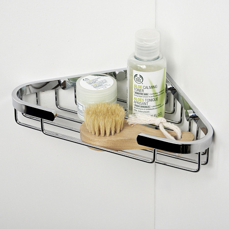 Полка WasserKRAFT K-733 металлическая, угловая