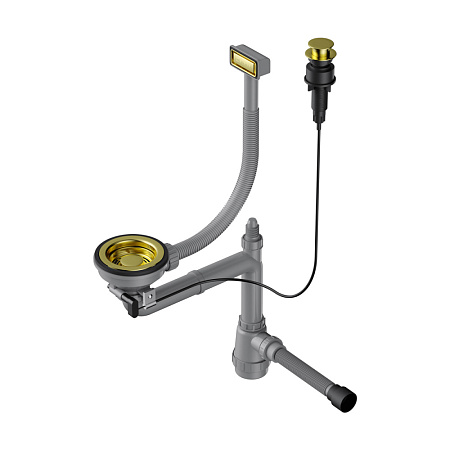 Слив-перелив для мойки Omoikiri WK-1-LG-A золото