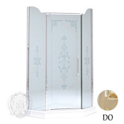 Душевой уголок Migliore Diadema 24174 100х100хH195 см, стекло прозрачное (SX-DX)