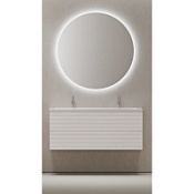 Мебель для ванной Sancos Folk 120 FL120W два смесителя, Bianco