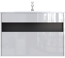 Тумба с раковиной Am.Pm Func M8FFUX1001WG 100 белый глянец