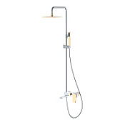 Душевая стойка Boheme Q 148-CRG.2 хром/золото