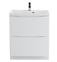 Тумба под раковину BelBagno Marino MARINO-600-2C-PIA-BL-P 60 bianco lucido