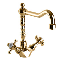 Смеситель Palazzani Adams Color 52324253 для раковины золото Смеситель Palazzani Adams Color 52324253 для раковины золото