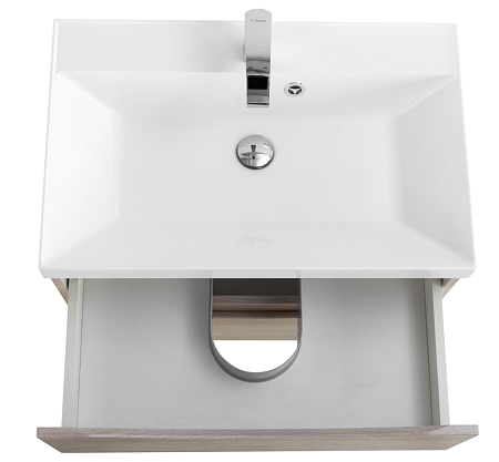 Тумба с раковиной BelBagno Marino MARINO-600-2C-SO-RG-P 60 rovere grigio