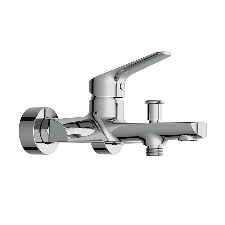 Смеситель Cersanit Flavis 63035 для ванны с душем, хром