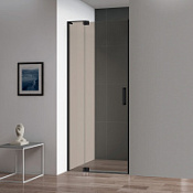 Душевая дверь в нишу Cezares Slider SLIDER-B-1-70/80-BR-NERO бронзовое стекло/профиль черный