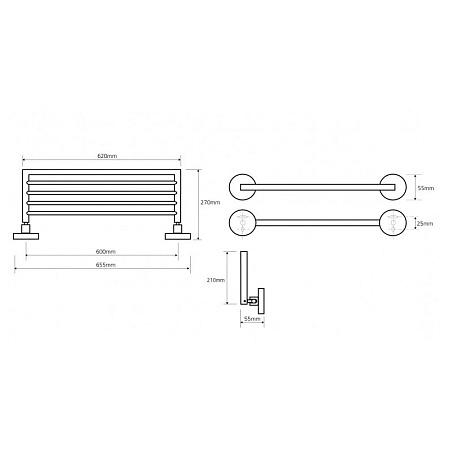 Полка Bemeta Omega 104205152 60