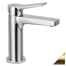 Смеситель Remer Slash SL12BG для раковины, золото брашированное Смеситель Remer Slash SL12BG для раковины, золото брашированное