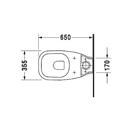 Унитаз-компакт Duravit D-Code 21180900002 горизонтальный выпуск
