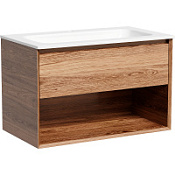 Тумба с раковиной Sancos Marmi 1.0 80 MR1.080ECH 80 дуб чарльстон/белый