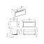 Тумба с раковиной La Fenice Elba FNC-01-ELB-BG-80 Blu Grigio, столешница Gray Structural - фото 2