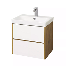 Тумба с раковиной Aquaton Сканди 1A251801SDZ90 70 2 ящика, белый/дуб рустикальный Тумба с раковиной Aquaton Сканди 1A251801SDZ90 70 2 ящика, белый/дуб рустикальный