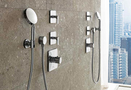 Шланговое подключение Axor Starck Fixfit 27451000 хром