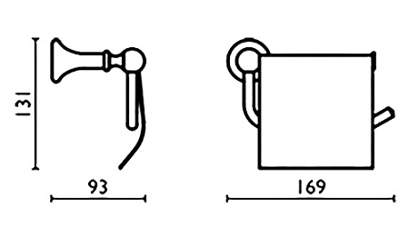 Держатель туалетной бумаги Bagno & Associati Regency RE23651 CR