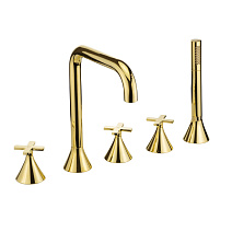 Смеситель Migliore Sirius 28172 для ванны с душем, золото