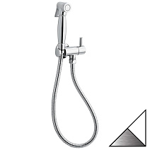 Гигиенический душ Emmevi 132/BC с запорным вентилем, белый/хром