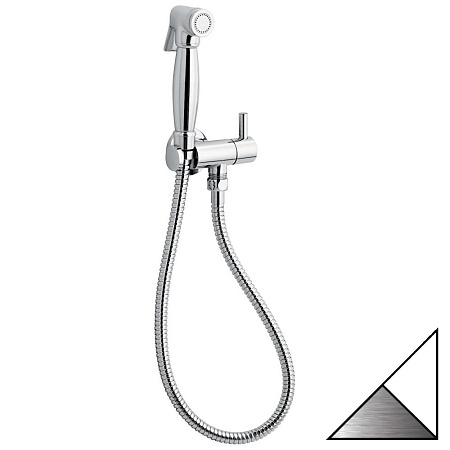 Гигиенический душ Emmevi 132/BC с запорным вентилем, белый/хром