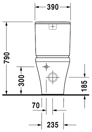 Бачок для унитаза Duravit DuraStyle 0935100005