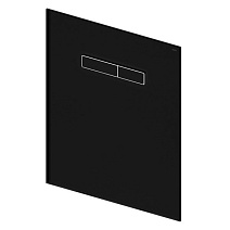 Кнопка смыва Tece TECElux 9650005 стекло черное, клавиши черные Кнопка смыва Tece TECElux 9650005 стекло черное, клавиши черные