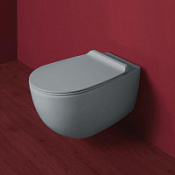 Чаша для подвесного унитаза Simas Vignoni VI18 cemento matt серый матовый