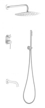 Душевой комплект Boheme Uno 464-2-MW для ванны с душем, белый матовый Душевой комплект Boheme Uno 464-2-MW для ванны с душем, белый матовый