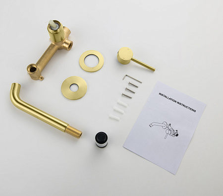 Смеситель для раковины Timo Saona 2372/17SM золото матовое