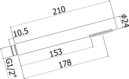 Душевая лейка Paffoni Master ZDOC067ST сталь