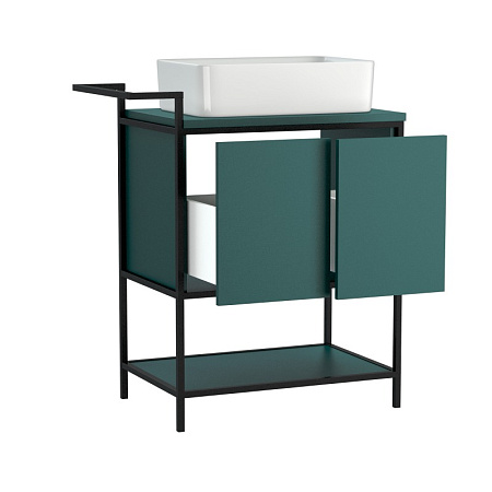 Тумба под раковину Cersanit Botanique 63014 80 зелёный