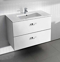 Тумба с раковиной Roca Victoria Nord ZRU9000032 80 белая Тумба с раковиной Roca Victoria Nord ZRU9000032 80 белая