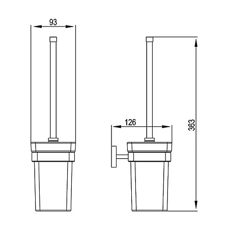Ершик Timo Torne 43061/03 черный