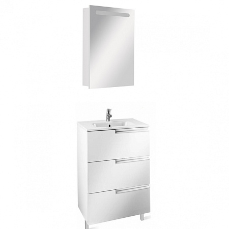 Мебель для ванной Roca Victoria Nord ZRU9302834 60 см L, белый глянцевый