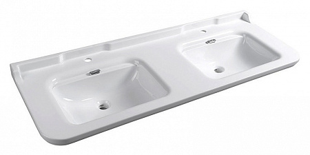 Раковина Kerasan Waldorf 4143K1bi/cr*1 150 c 1 отверстием под смеситель на чашу, белый