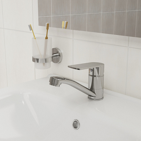 Смеситель для раковины Milardo Helic HELSBR0M01 хром