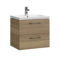 Тумба с раковиной Cersanit Lara 63413 50 орех