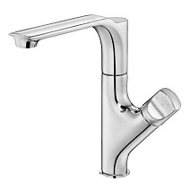 Смеситель E.C.A. Myra 102118063HEX для кухонной мойки  хром