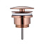 Донный клапан ABBER AF0012RG без перелива, розовое золото