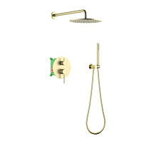 Душевой комплект Timo Saona SX-2369/17SM золото матовое Душевой комплект Timo Saona SX-2369/17SM золото матовое