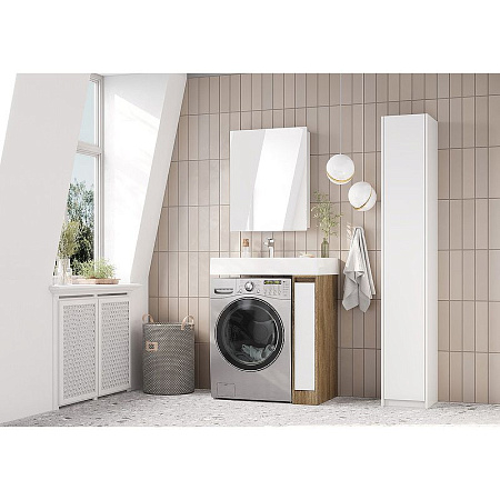 Шкаф-зеркало Aquaton Лондри 1A278502LH010 60