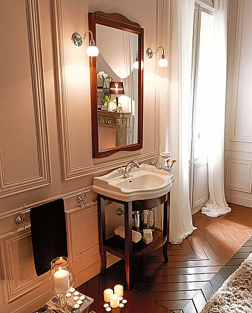 Раковина Kerasan Retro 104601*1 69 с 1 отверстием под смеситель, белый