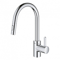 Смеситель Grohe Eurosmart Cosmopolitan 31481001 для кухонной мойки с выдвижным изливом Смеситель Grohe Eurosmart Cosmopolitan 31481001 для кухонной мойки с выдвижным изливом