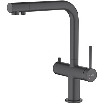 Смеситель Aquatek Европа AQ1385MB для кухонной мойки, черный матовый Смеситель Aquatek Европа AQ1385MB для кухонной мойки, черный матовый