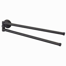 Полотенцедержатель WasserKRAFT Isar K-7331 двойной, темная бронза Полотенцедержатель WasserKRAFT Isar K-7331 двойной, темная бронза