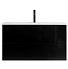 Тумба с раковиной BelBagno Marino MARINO-800-2C-SO-NL-P + BB800/450-LV-MR-PR 80 nero lucido