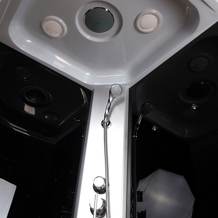 Душевая кабина Niagara Eco 7510R 120x80x215 стекло мозаика/профиль серебро