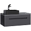 Тумба под раковину Jorno Shine Shi.01.100/P/A 100 подвесная, антрацит