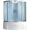 Душевой бокс Timo Standart T-6635SF 135x135x230 матовое стекло/хром - фото 6