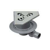 Душевой трап Pestan Angle 20х20 1 выход, хром глянцевый