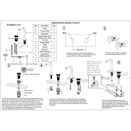 Смеситель Boheme Tech 158-CR для раковины, автоматический, хром